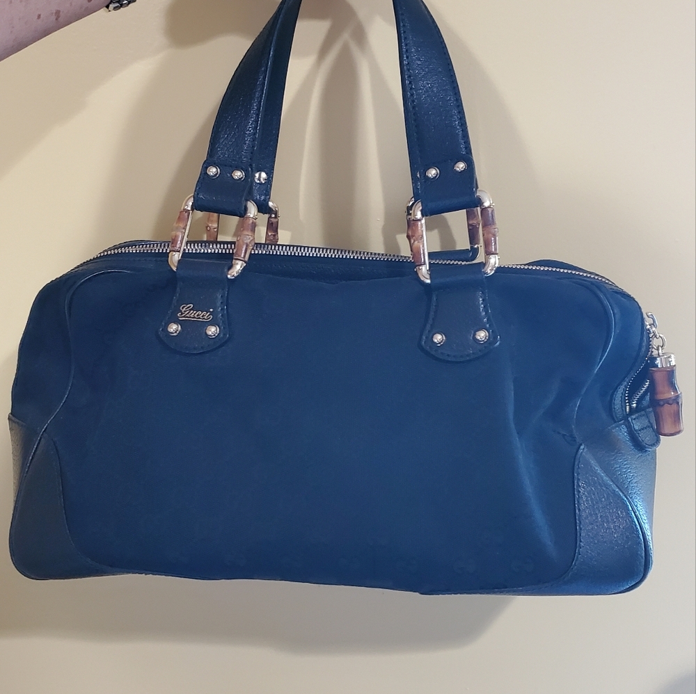 Gucci Monogram Bamboo Bag